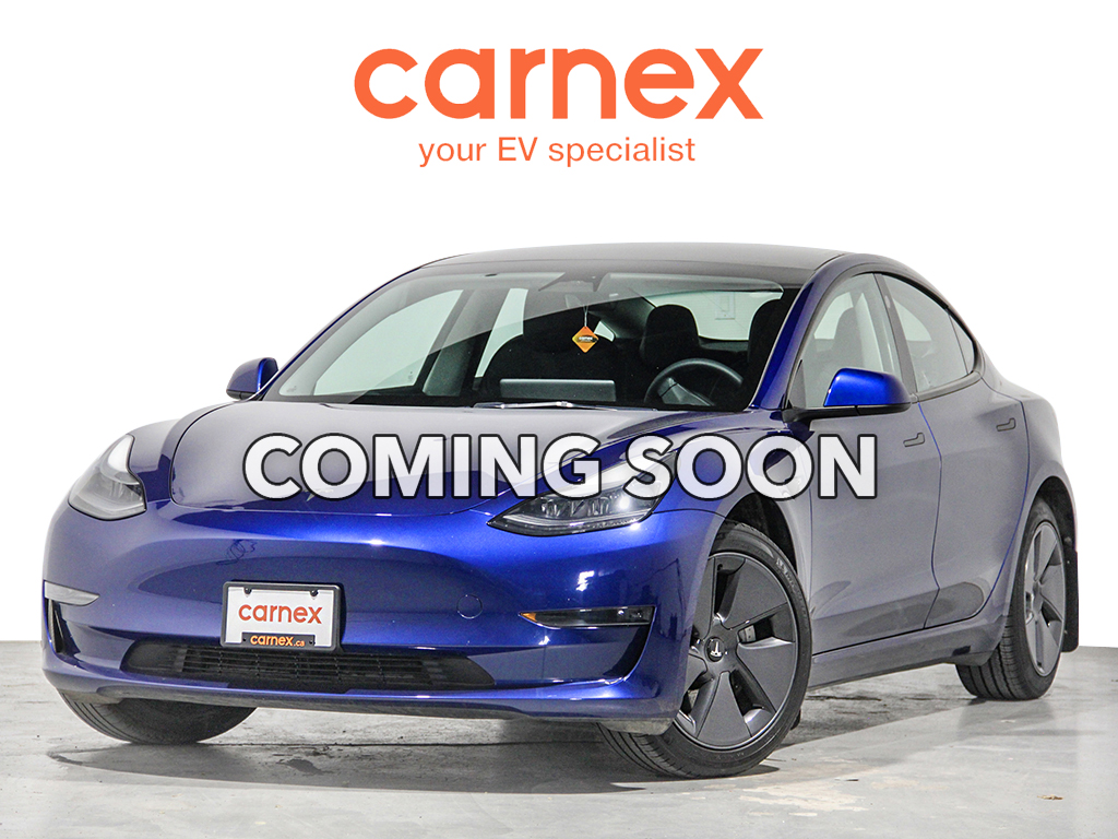 Blue 2022 Tesla Model 3 RWD Sedan Rear-Wheel Drive Automatic