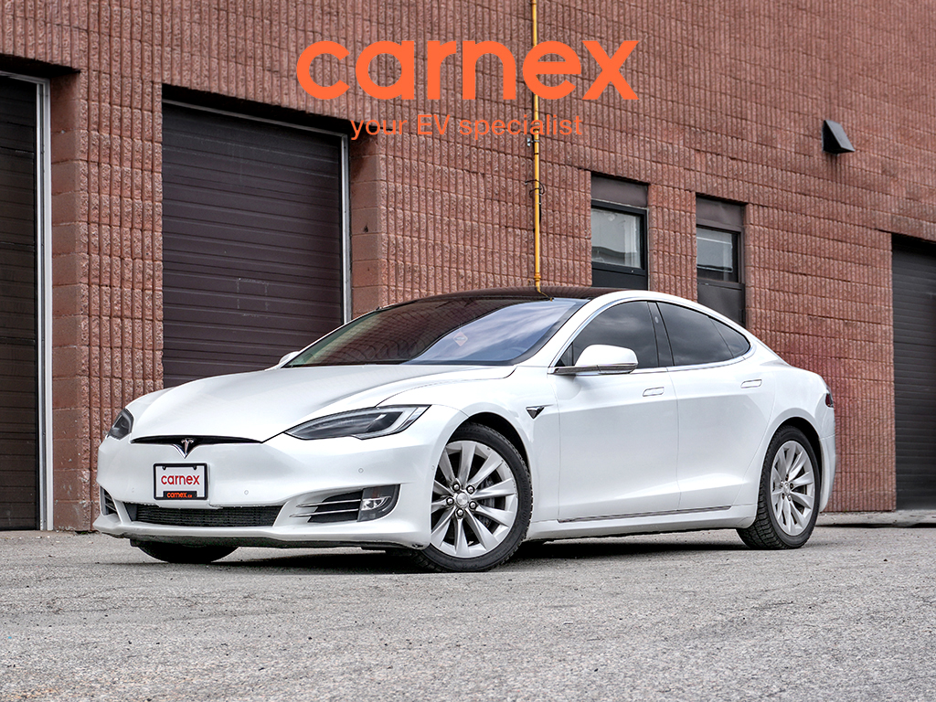 White 2017 Tesla Model S 75D AWD Sedan All-Wheel Drive Automatic