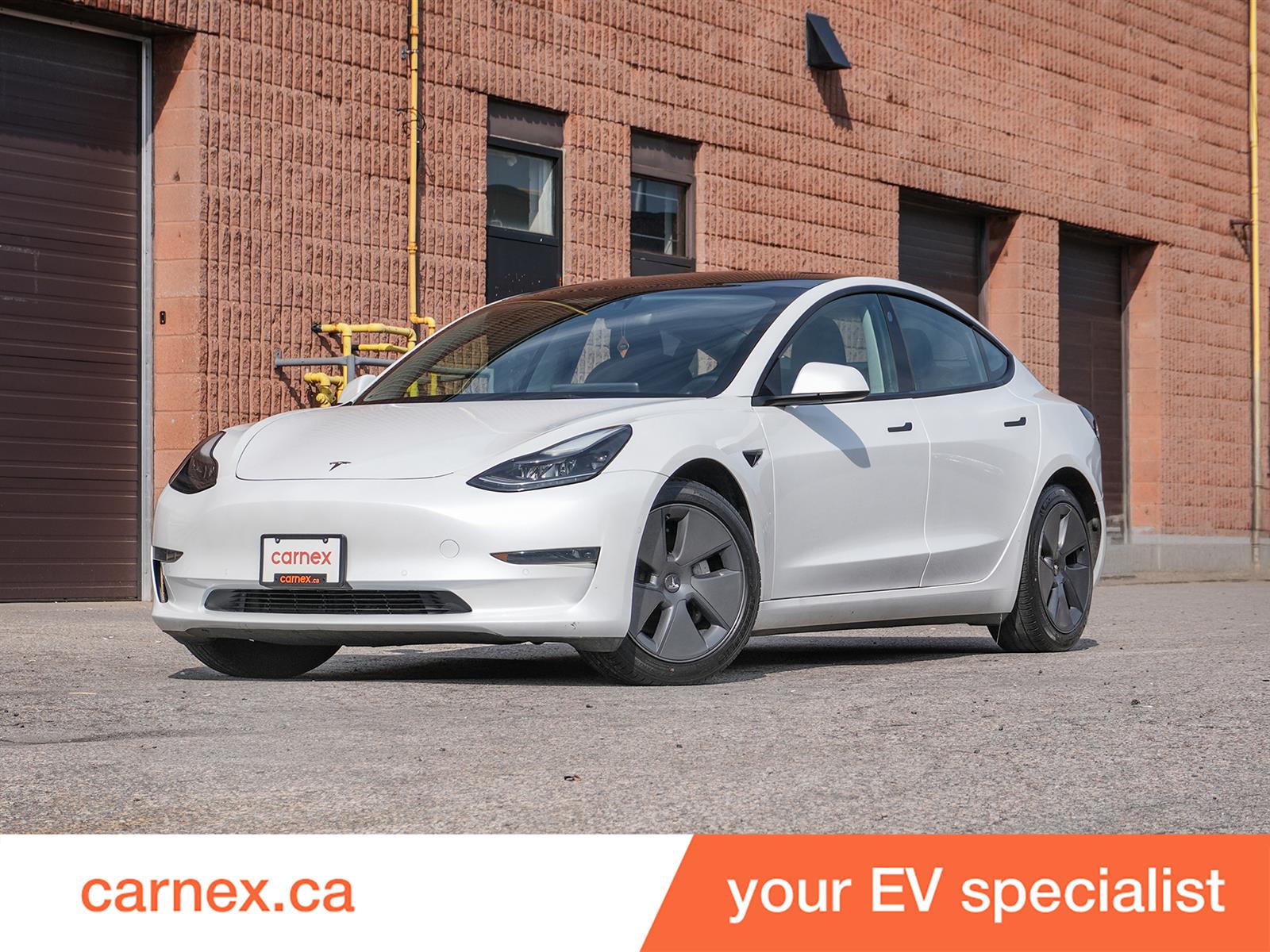 White 2022 Tesla Model 3 Sedan Rear-Wheel Drive Automatic