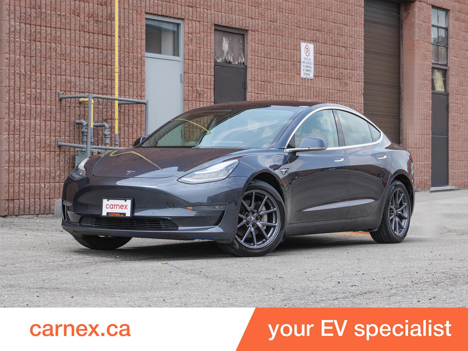 Gray 2020 Tesla Model 3 Sedan Rear-Wheel Drive Automatic