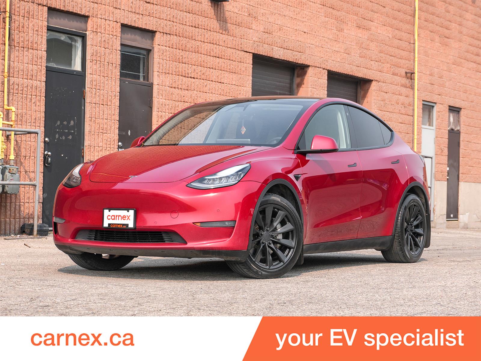Red 2020 Tesla Model Y SUV / Crossover All-Wheel Drive Automatic