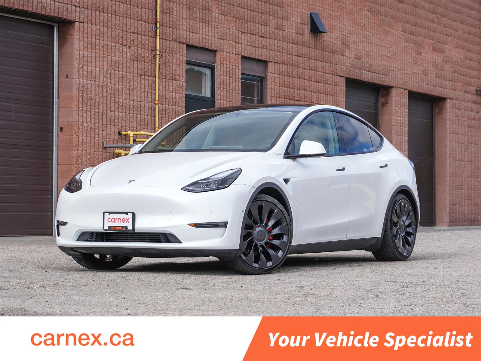 White 2022 Tesla Model Y SUV / Crossover All-Wheel Drive Automatic