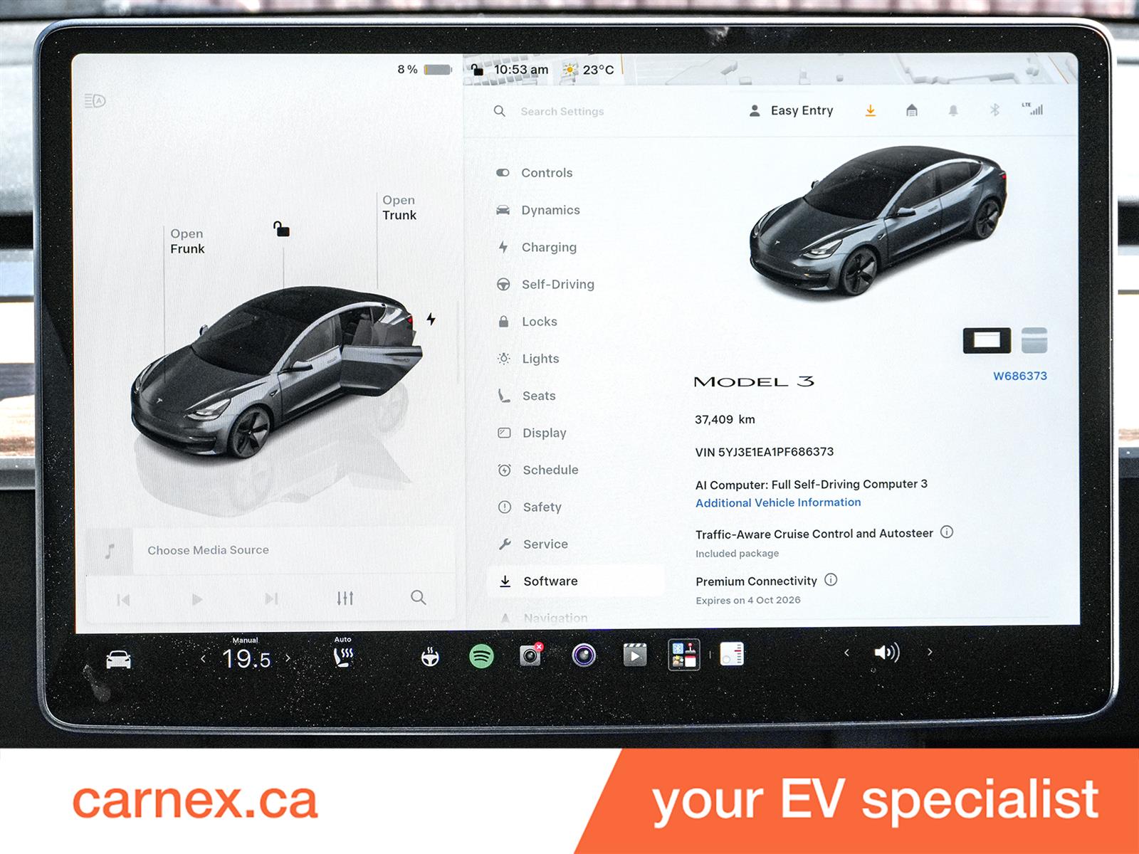 2023 Tesla Model 3 RWD |Clean Carfax |One Owner |Heated Seats - Thumbnail 6