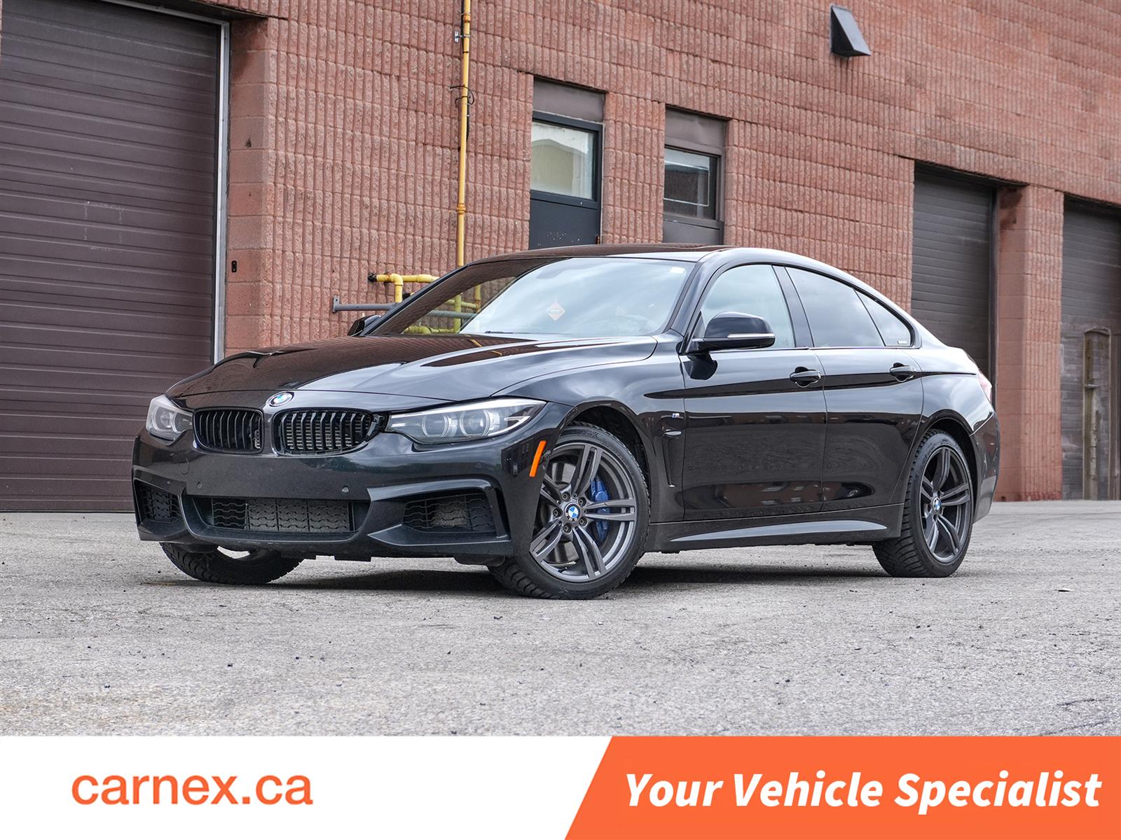 Black 2018 BMW 4 Series Sedan All-Wheel Drive Automatic