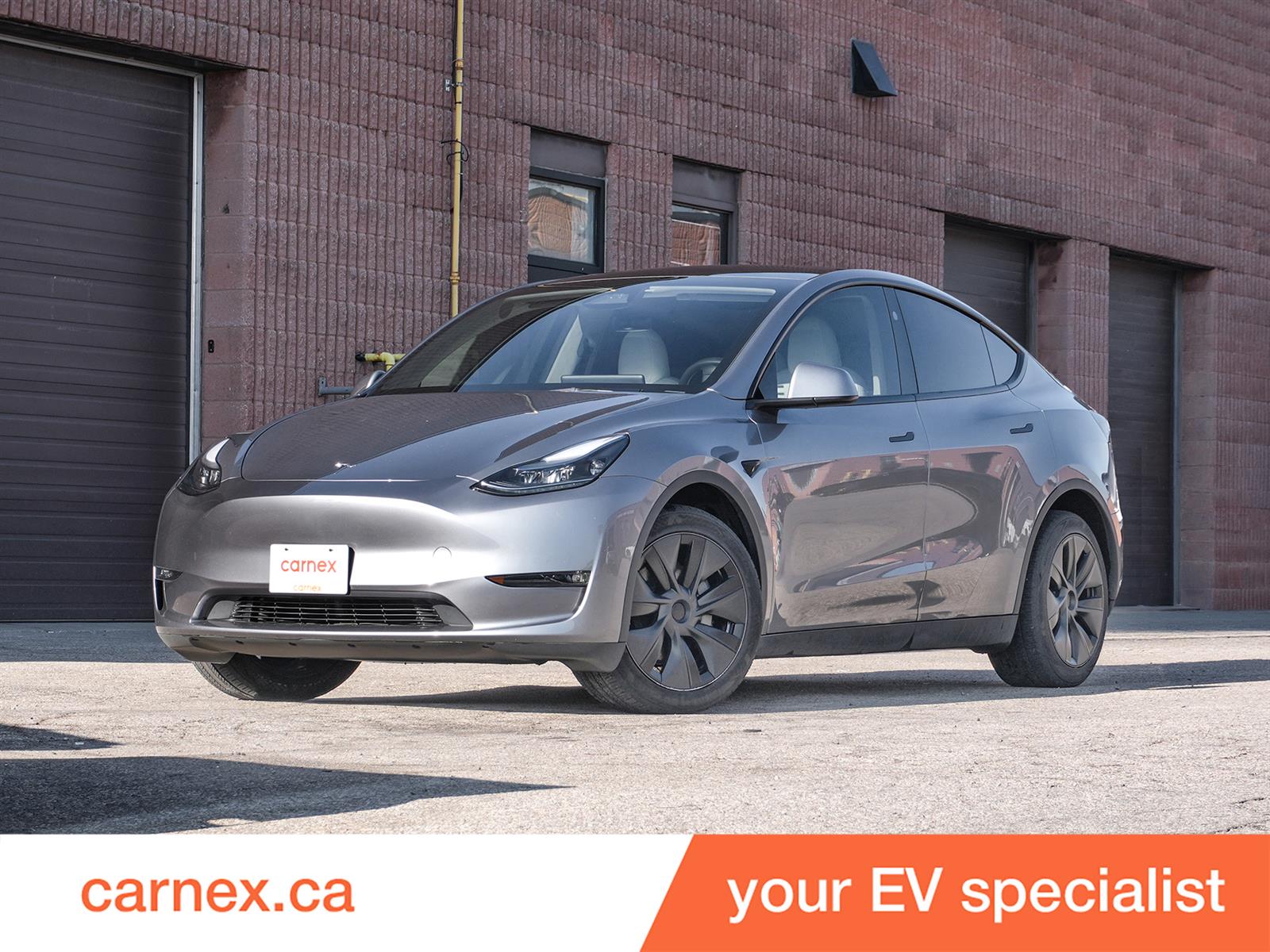 2025 Tesla Model Y Long Range AWD |Clean Carfax | Full Self Driving |White Interior - Main View