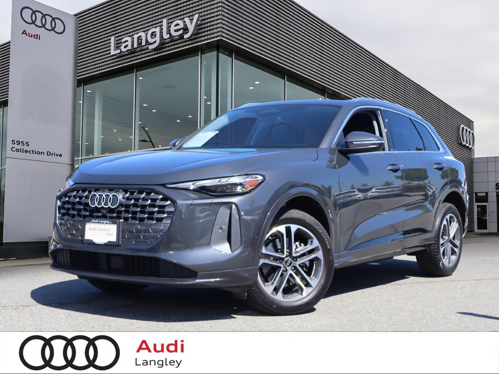 Gray (Tambora Grey Metallic) 2025 Audi Q5 SUV / Crossover All-Wheel Drive Automatic