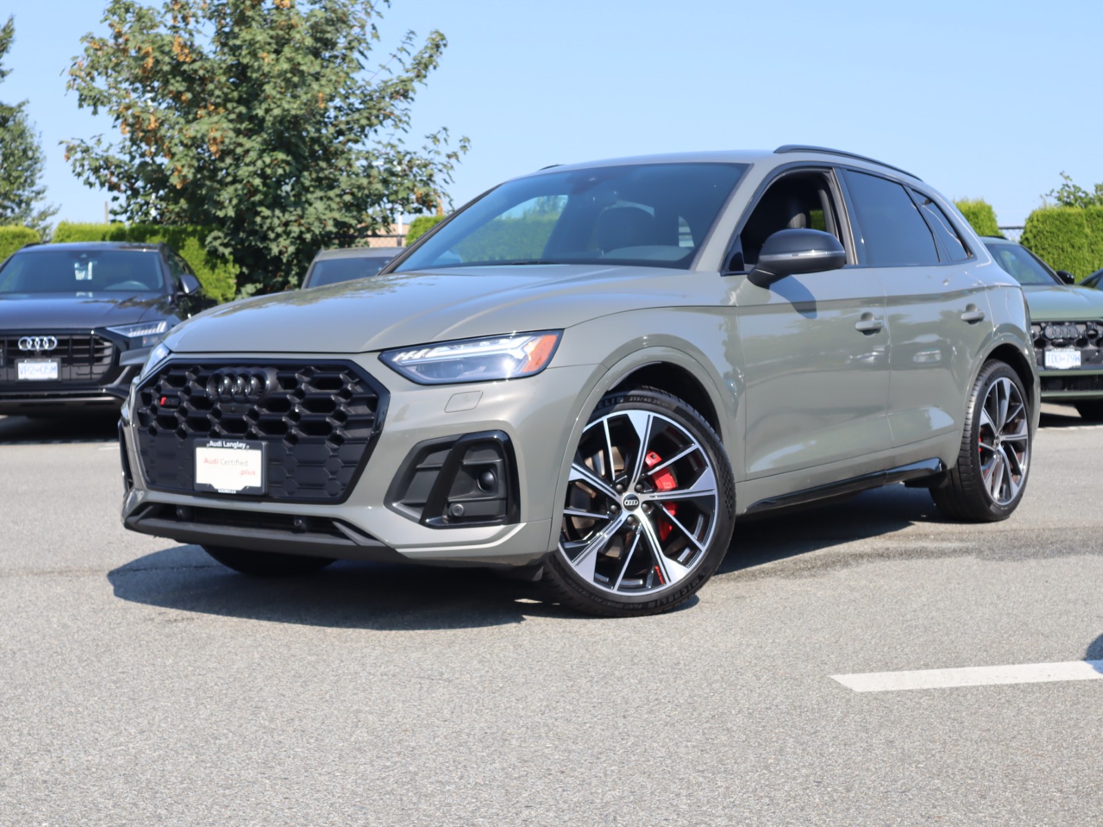 Gray (Chronos grey metallic) 2023 Audi SQ5 SUV / Crossover All-Wheel Drive Automatic