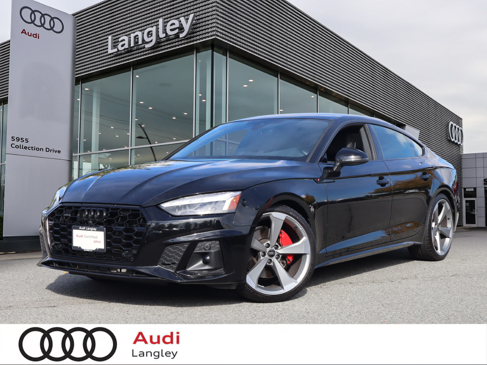 Mythos Black Metallic 2024 Audi A5 Sportback Sedan Automatic