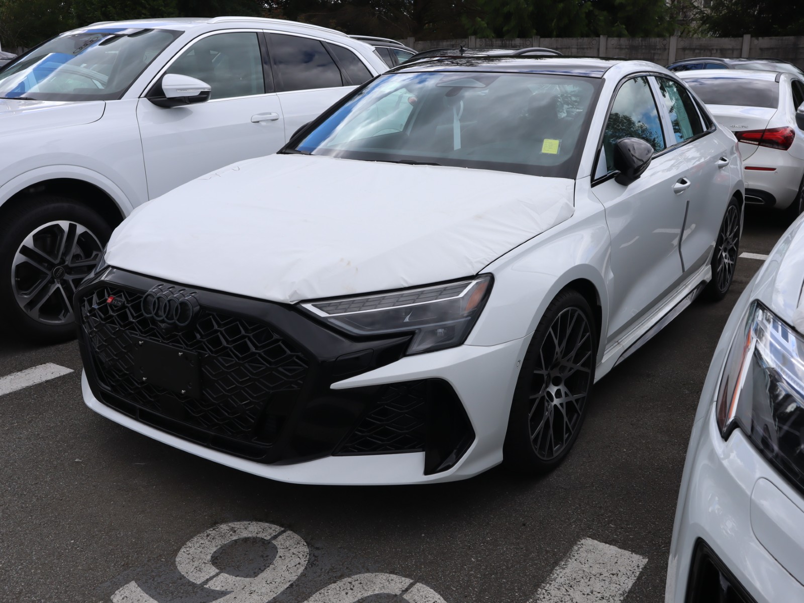 Arkona White 2026 Audi RS 3 2.5T quattro Sedan All-Wheel Drive Automatic