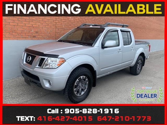 Silver 2016 Nissan Frontier Pickup Truck Four-Wheel Drive Automatic