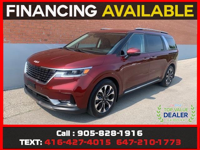 Red 2024 Kia Carnival Minivan Automatic