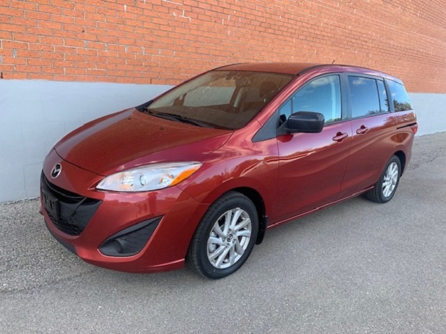 Red 2015 Mazda MAZDA5 Minivan  Automatic
