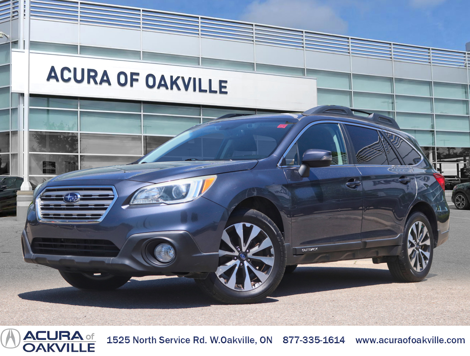 Gray (Carbide Grey Met) 2015 Subaru Outback Wagon All-Wheel Drive Automatic