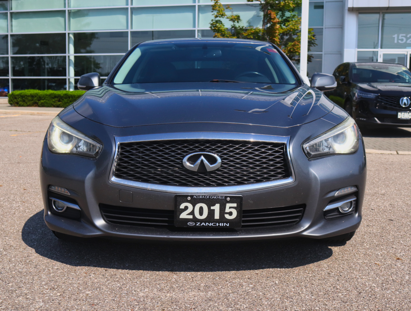 Gray (Graphite Shadow) 2015 INFINITI Q50 Sedan All-Wheel Drive Automatic