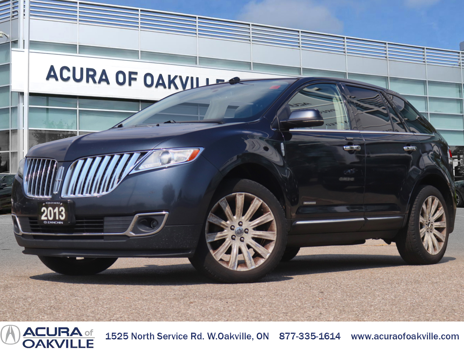 Gray 2013 Lincoln MKX SUV / Crossover All-Wheel Drive Automatic