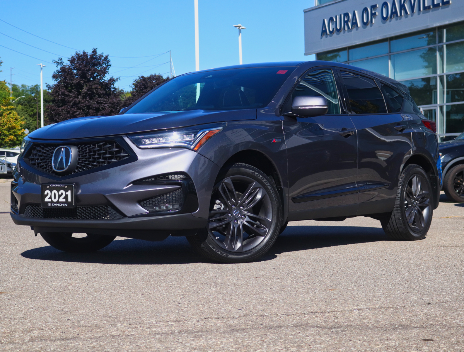 Gray (Modern Steel Met) 2021 Acura RDX SUV / Crossover All-Wheel Drive Automatic