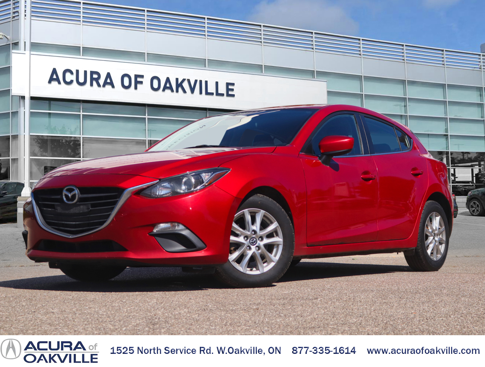 Soul Red Mica 2015 Mazda MAZDA3 Sport Hatchback Automatic