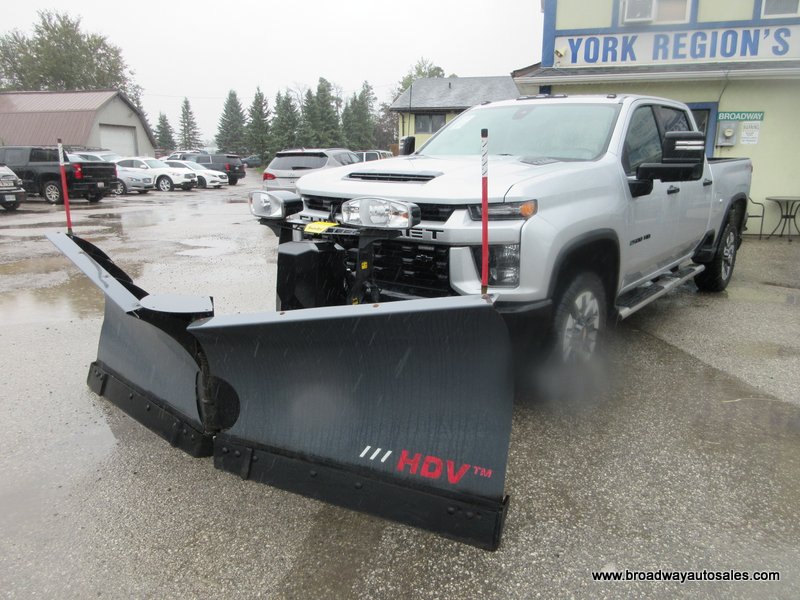 Silver 2022 Chevrolet Silverado 2500HD Pickup Truck Four-Wheel Drive Automatic