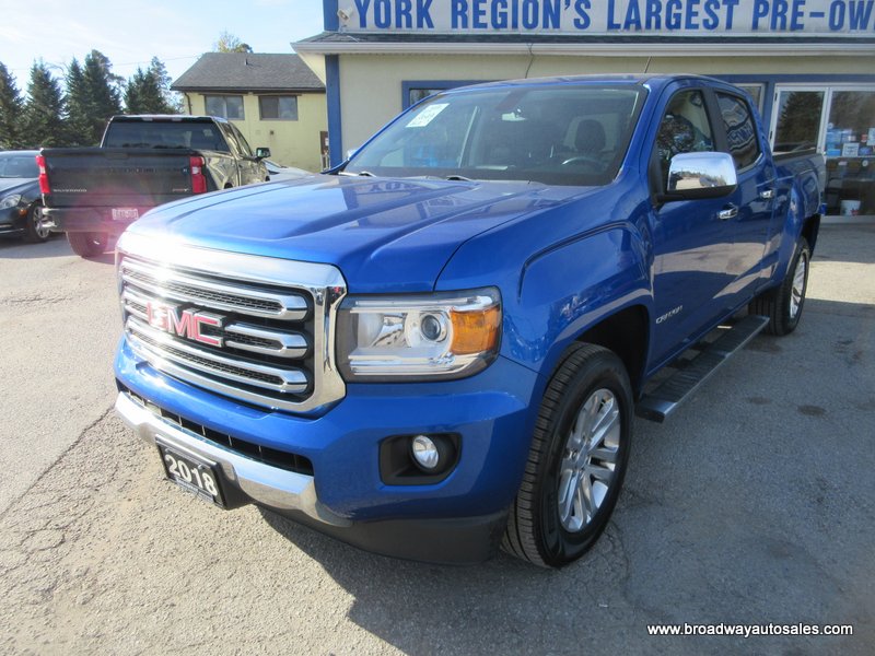 2018 GMC Canyon GREAT VALUE SLT-EDITION 5 PASSENGER 3.6L - V6.. 4X4.. CREW-CAB.. SHORTY.. LEATHER.. HEATED SEATS.. BACK-UP CAMERA.. BLUETOOTH SYSTEM.. - Main View