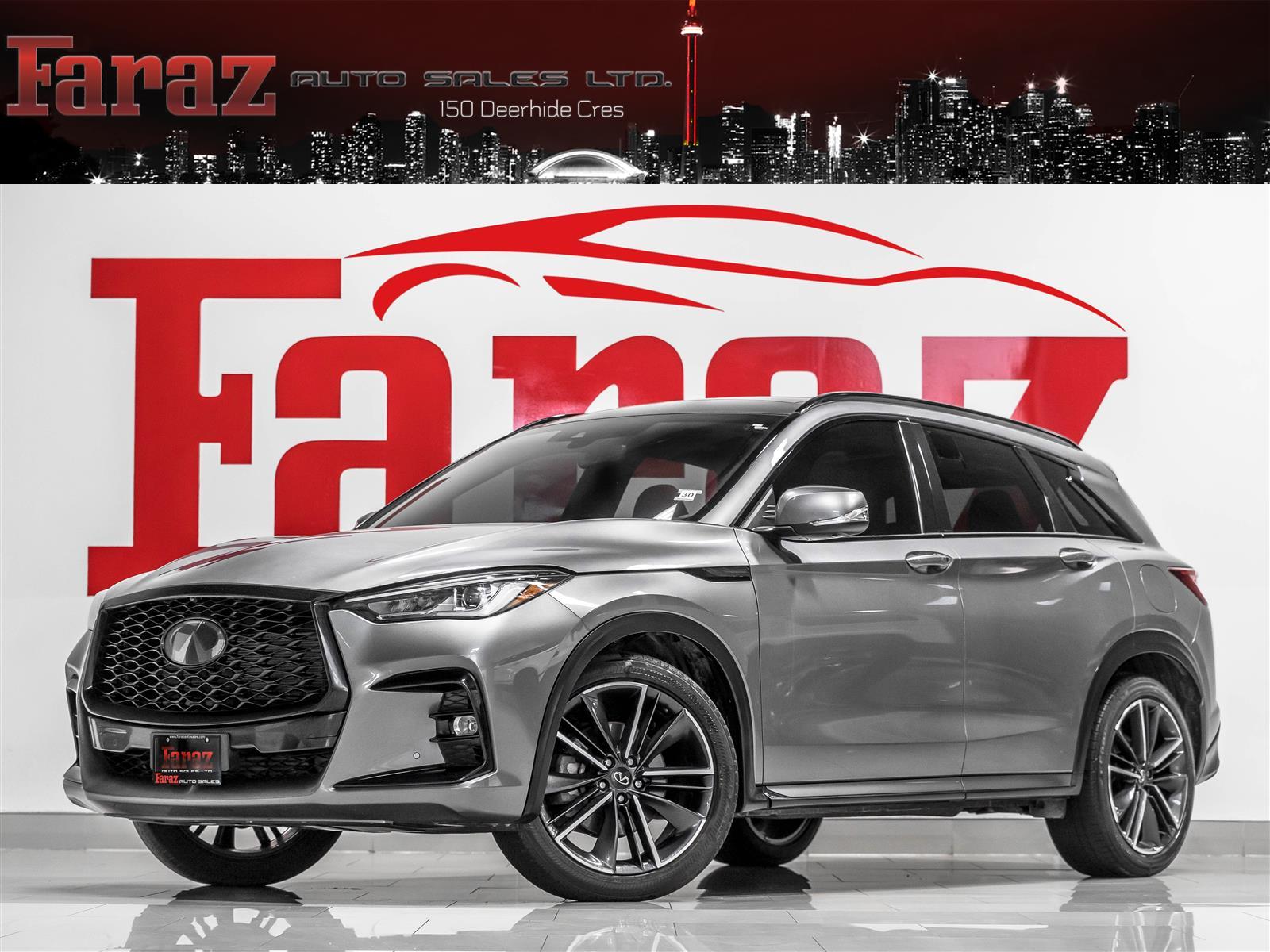 Gray (Graphite Shadow) 2023 INFINITI QX50 SUV / Crossover All-Wheel Drive Automatic