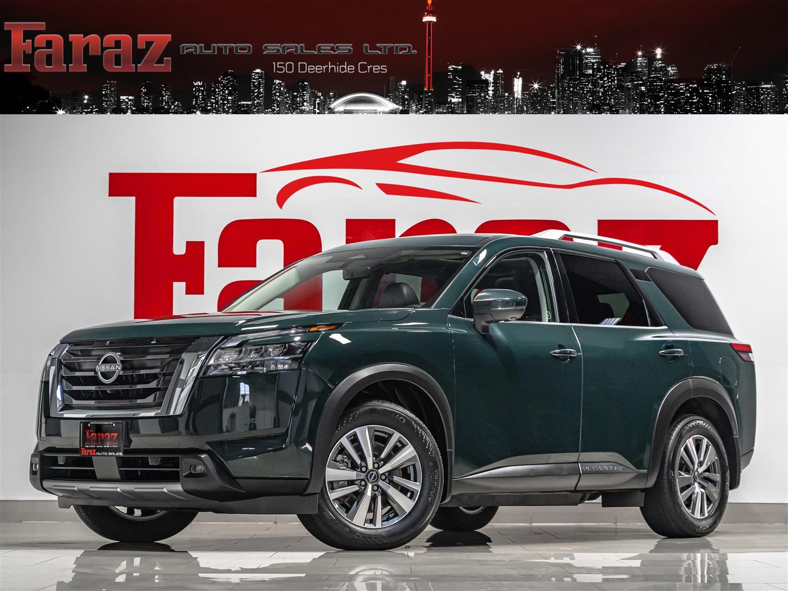 Black (Obsidian Green Pearl) 2023 Nissan Pathfinder SUV / Crossover All-Wheel Drive Automatic