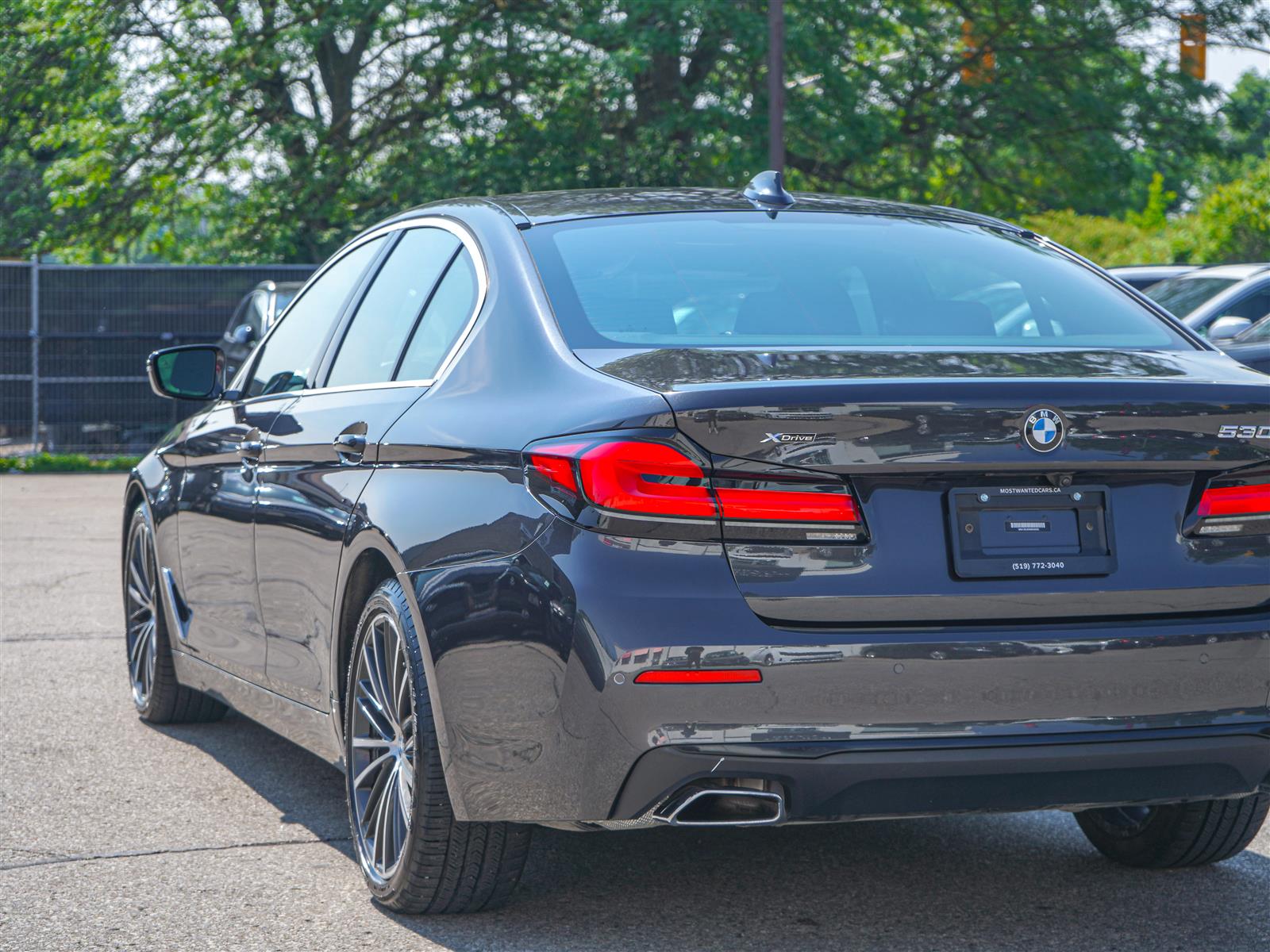 used 2022 BMW 530i car, priced at $39,491