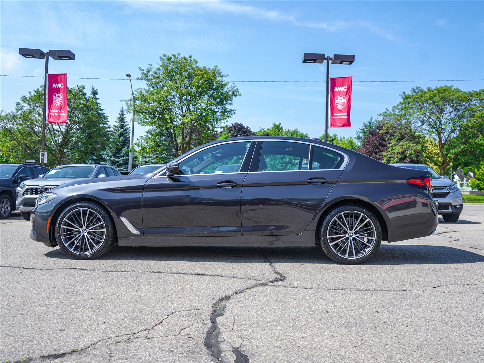 used 2022 BMW 530i car, priced at $39,491