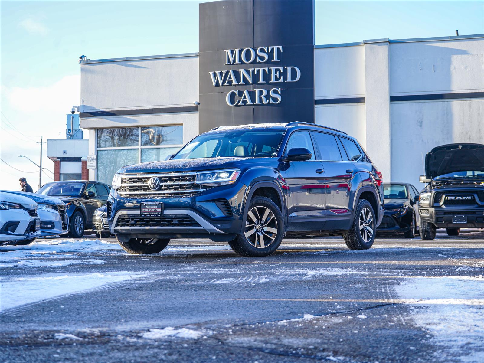 used 2022 Volkswagen Atlas car, priced at $34,480