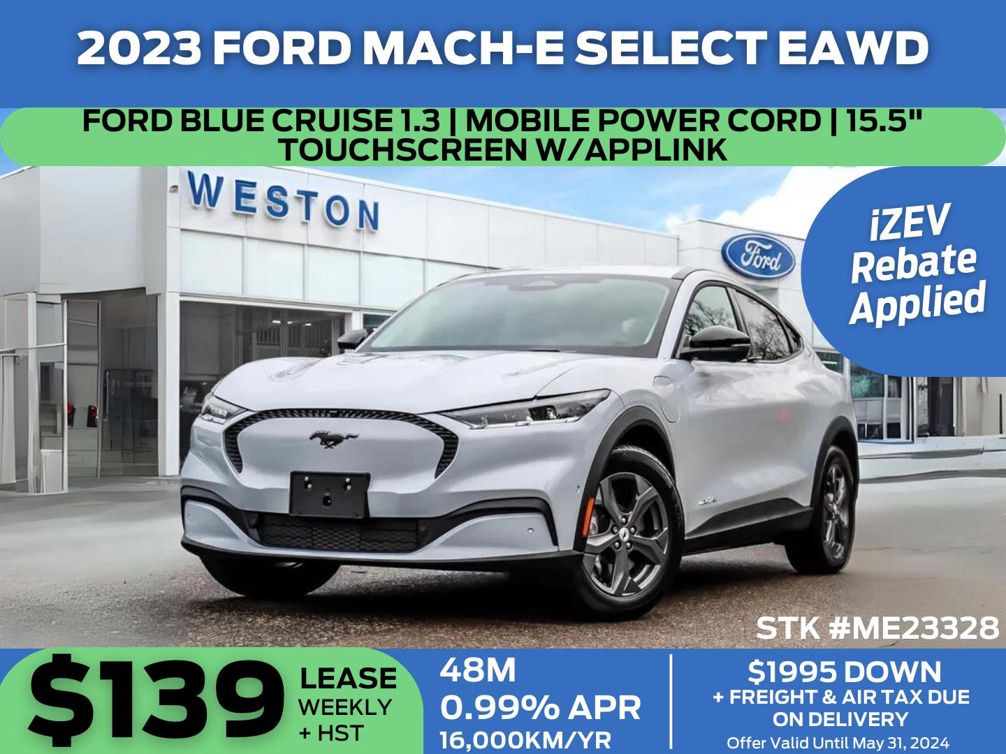 new 2023 Ford Mustang Mach-E car, priced at $60,340