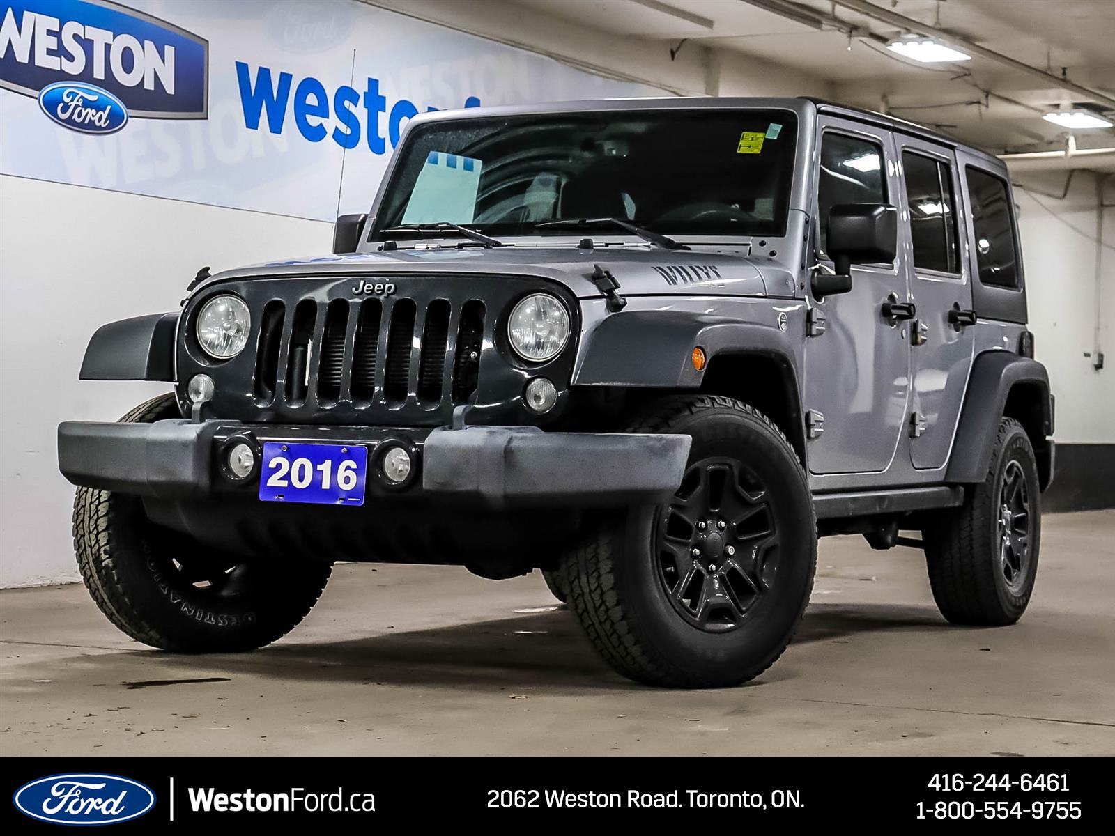 used 2016 Jeep Wrangler car, priced at $26,487