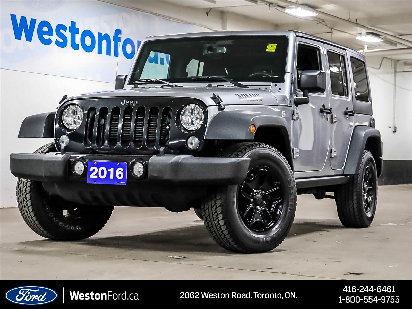 used 2016 Jeep Wrangler car, priced at $25,987